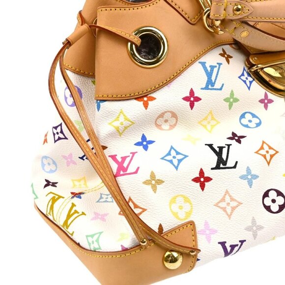 Louis Vuitton White Monogram Multicolor Ursula Handbag - Picture 3 of 10